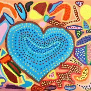 Julie Fletcher, Untitled (Blue Heart)