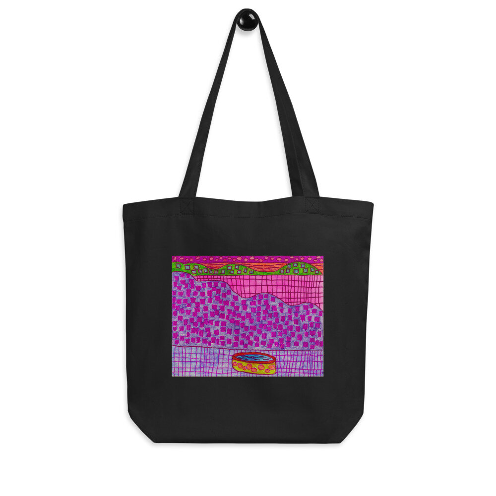 Eco Tote Bag 'The Mountain Square' by Ashley Hiscott